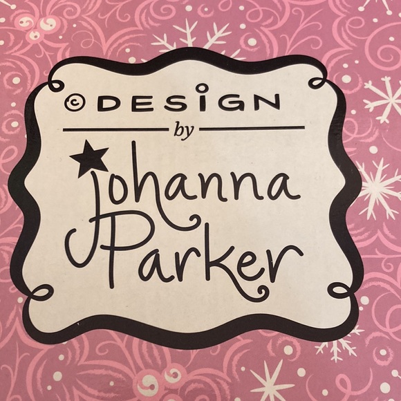 New in Box Johanna Parker (Transpac) Pink Santa and Snowman Mug Set 2022 - Picture 5 of 11